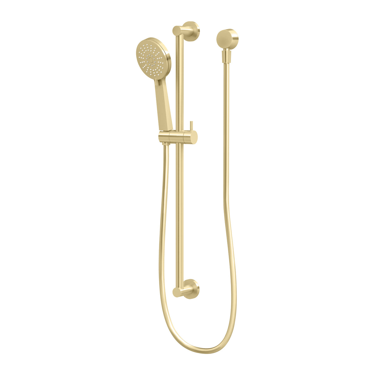 Vivid Slimline Rail Shower - Brushed Gold