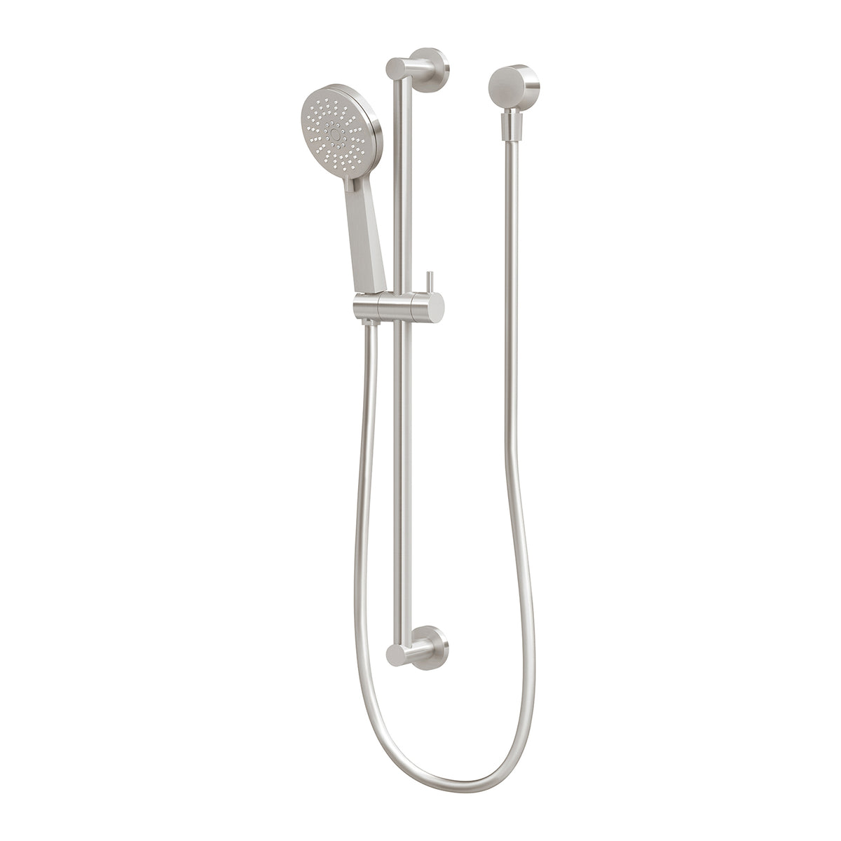 Vivid Slimline Rail Shower - Brushed Nickel