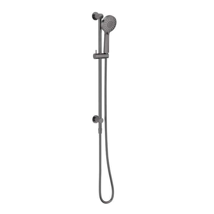 Vivid Slimline Water Through Rail Hand Shower - Brushed Carbon