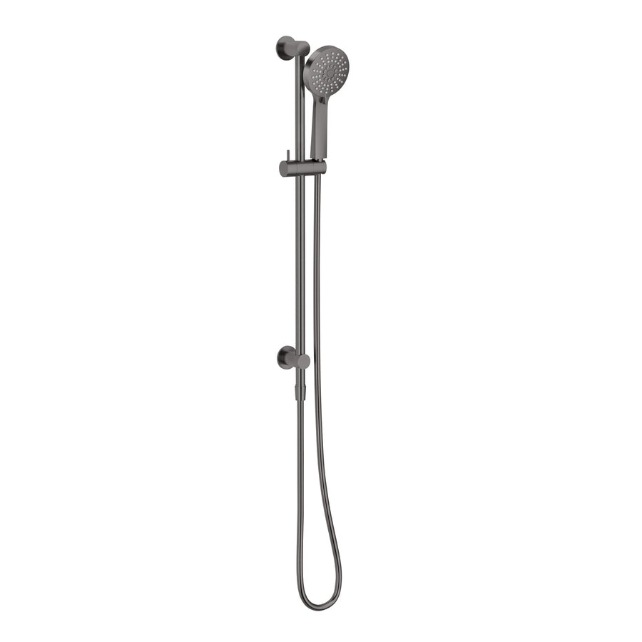Vivid Slimline Water Through Rail Hand Shower - Brushed Carbon