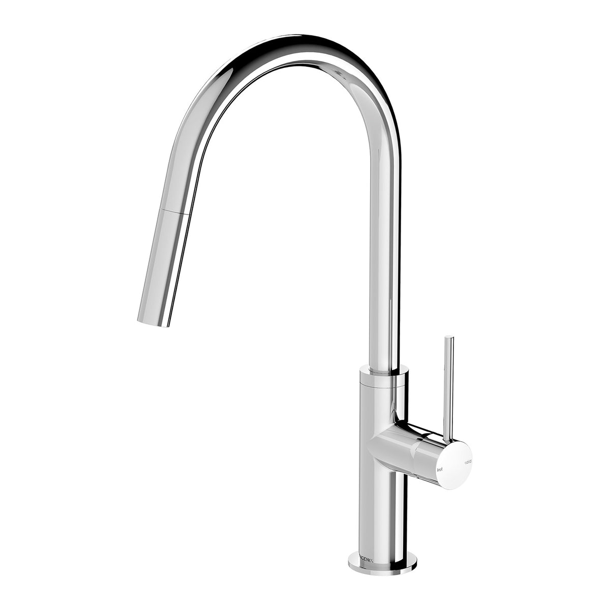 Vivid Slimline Pull Out Sink Mixer 200mm - Lead Free - Chrome