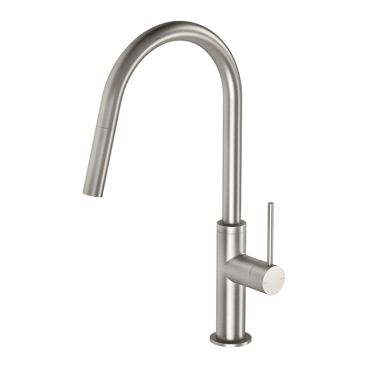 Vivid Slimline Pull Out Sink Mixer 200mm - Lead Free - Brushed Nickel