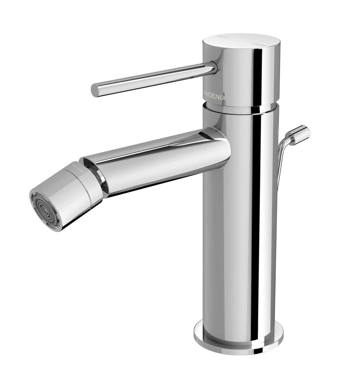 Vivid Slimline Bidet Mixer with Pop-Up Waste - Chrome