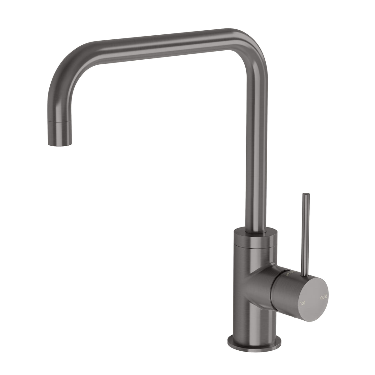 Vivid Slimline Sink Mixer 220mm Squareline - Lead Free - Brushed Carbon