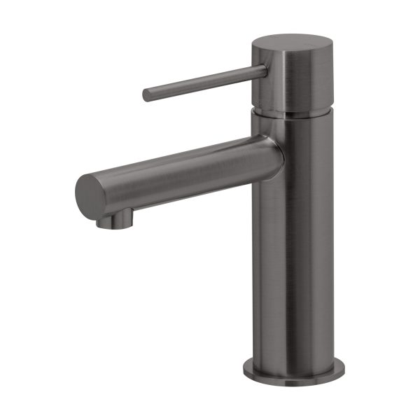 Vivid Slimline Basin Mixer - Brushed Carbon