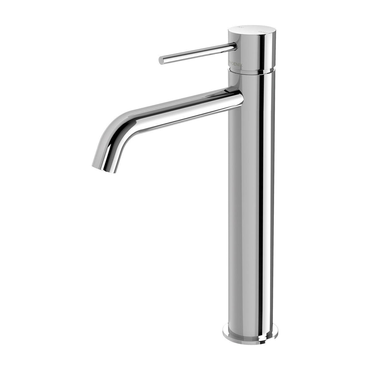 Vivid Slimline Vessel Mixer Curved Outlet - Lead Free - Chrome