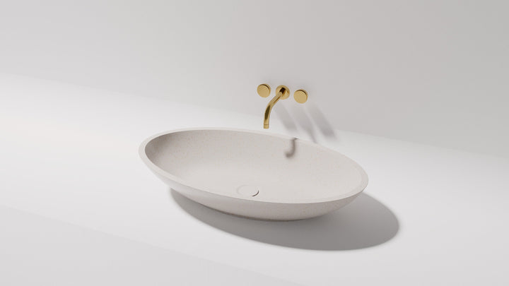 Valentina above counter basin — side view