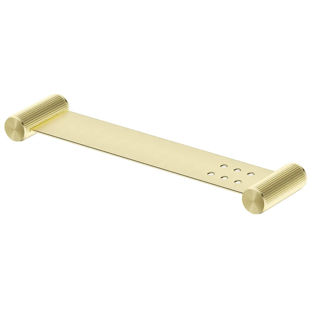 Mica Fluted Stainless Shelf - 400mm