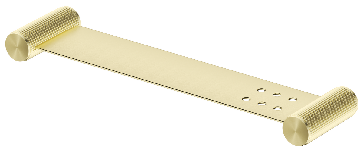 Mica Fluted Stainless Shelf - 400mm