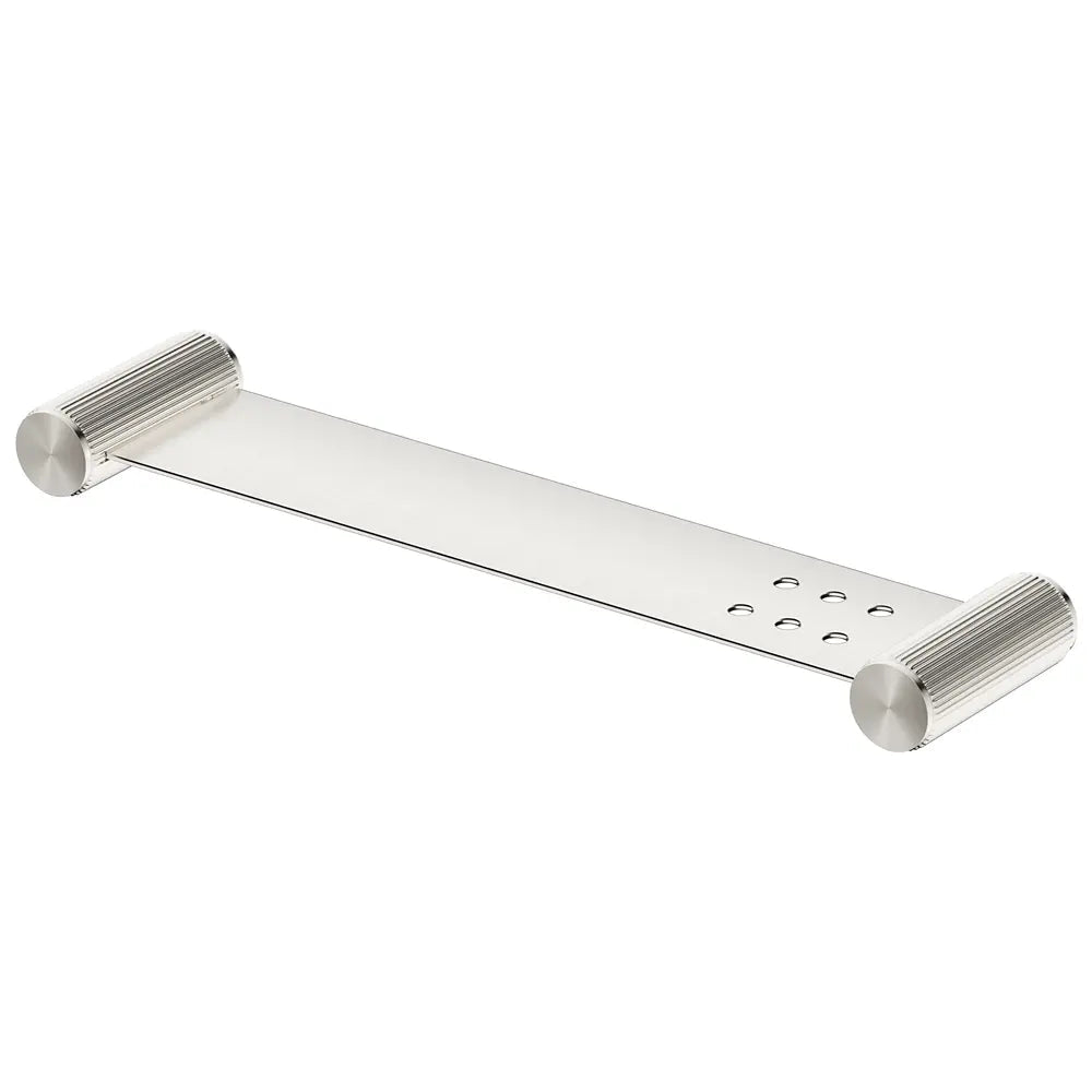 Mica Fluted Stainless Shelf - 400mm