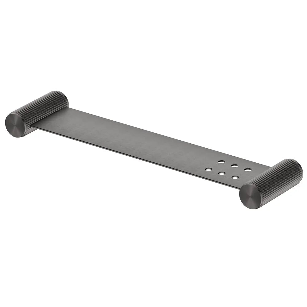 Mica Fluted Stainless Shelf - 400mm