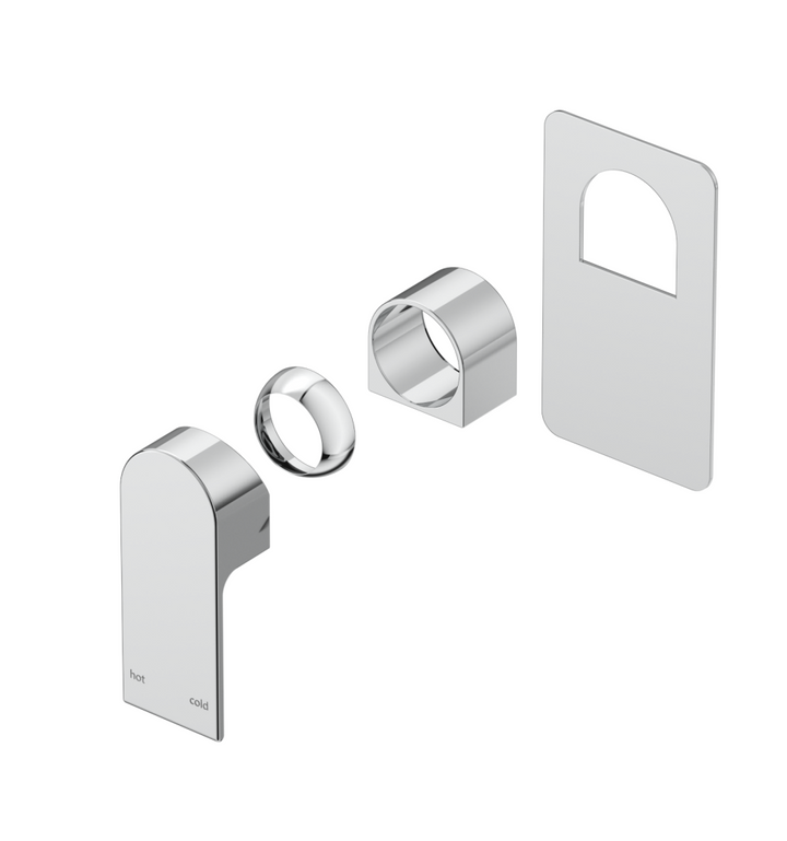 Beki Shower Mixer - Square Plate - Trim Kit