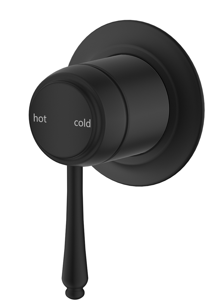 Mica Heritage Shower Mixer TRIM KIT ONLY - Matte Black - view 5