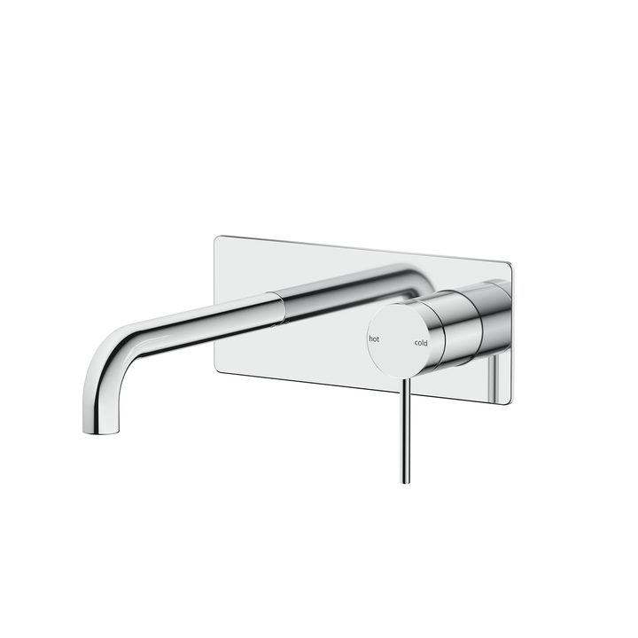 Mica Wall-Spout Combo - Curved Spout - 1P - TRIM KIT ONLY - Chrome - view 3