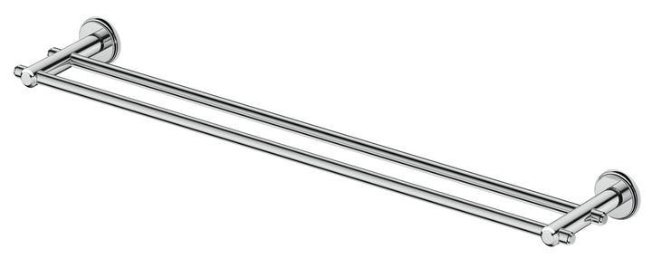 Mica Heritage Double Towel Rail - 600mm - Chrome