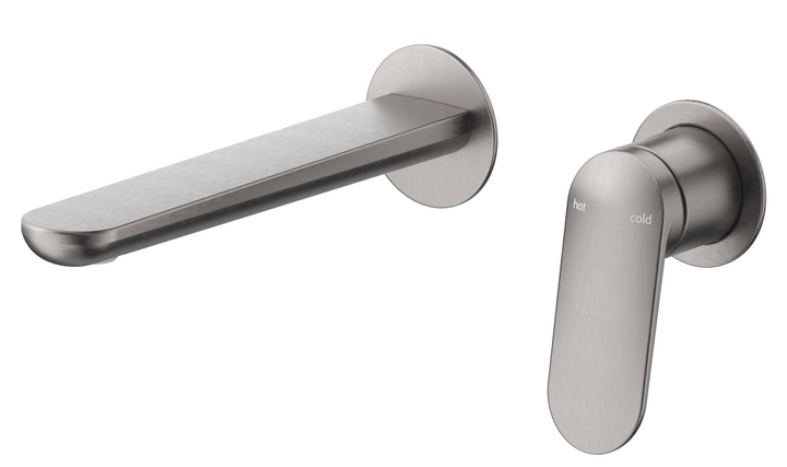 Bella Vista Lantra Wall-Spout Combo - 2P - Trim Kit Only - Brushed Gunmetal