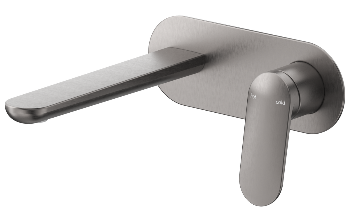 Bella Vista Lantra Wall-Spout Combo - 1P - Trim Kit Only - Brushed Gunmetal