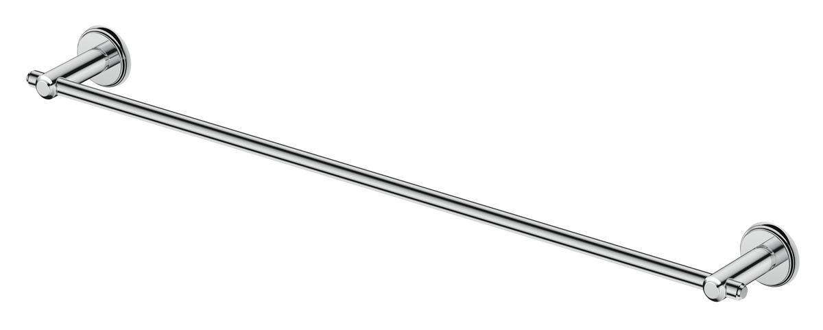 Mica Heritage Single Towel Rail - 600mm - Chrome