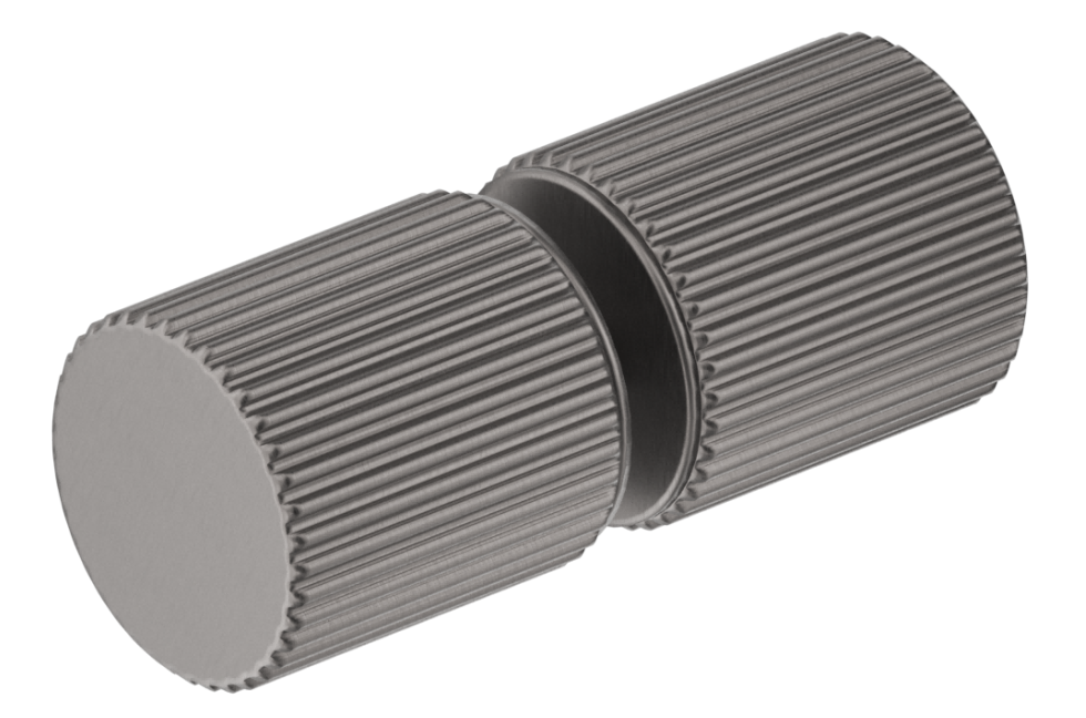 Shower Screen Handle - Fluted - Round - GM