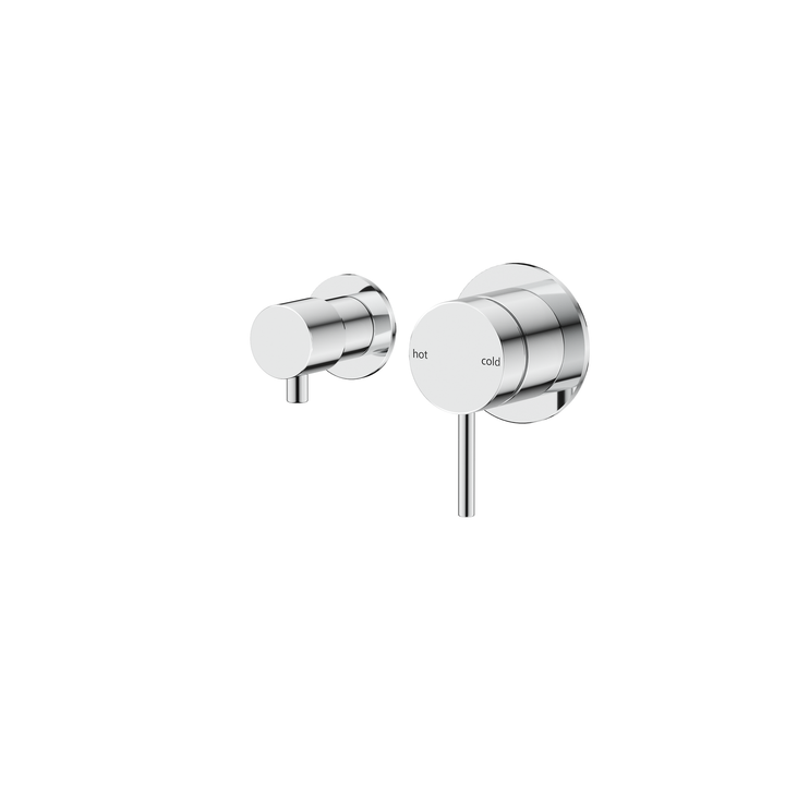 Mica Shower Mixer Diverter - Sideways - TRIM KIT ONLY - Chrome - side view