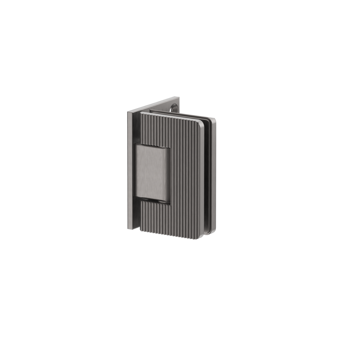 Shower Screen Hinge - Fluted - Glass To Wall - GM