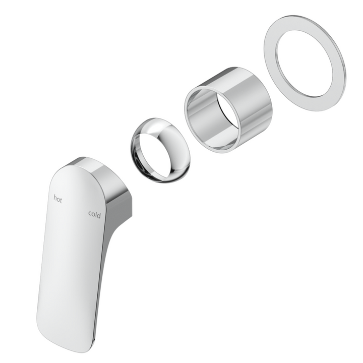 Kaza Shower Mixer - Round Plate - Trim Kit