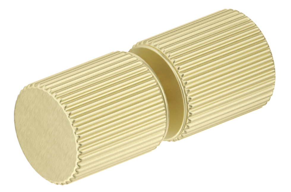 Shower Screen Handle - Fluted - Round - FG