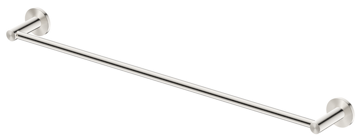 Mica Single Towel Rail - 600mm - Brushed Nickel