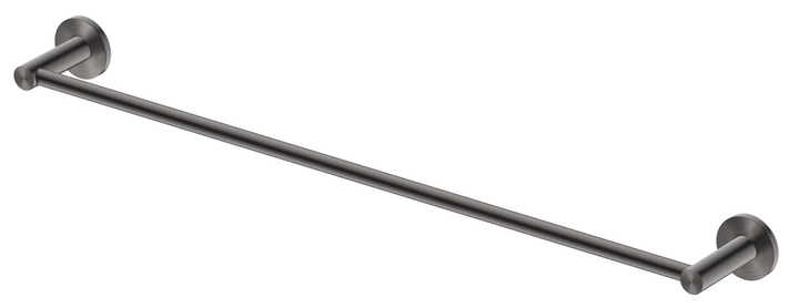 Mica Single Towel Rail - 800mm - Gunmetal