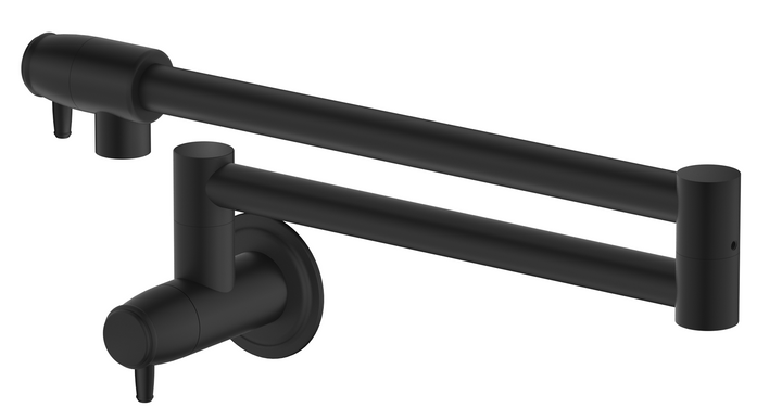 Mica Heritage Pot Filler - Matte Black - view 2