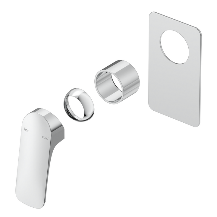Kaza Shower Mixer - Square Plate - Trim Kit