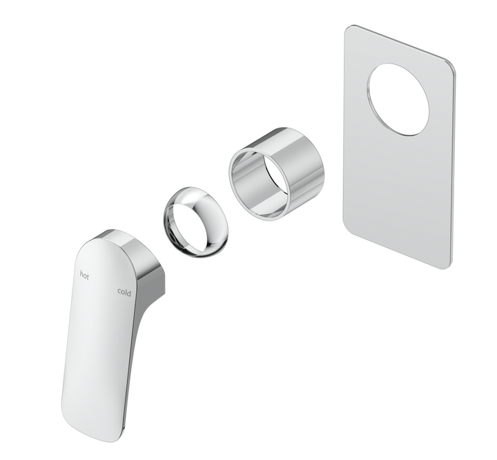 Bella Vista Kaza Shower Mixer - Square Plate - Trim Kit - view 6