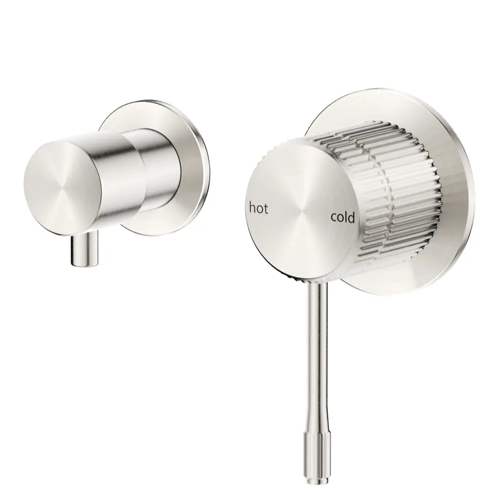 Mica Fluted Shower Mixer Diverter - Sideways