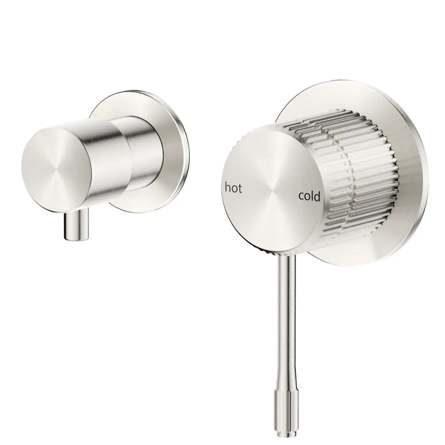Mica Fluted Shower Mixer Diverter - Sideways