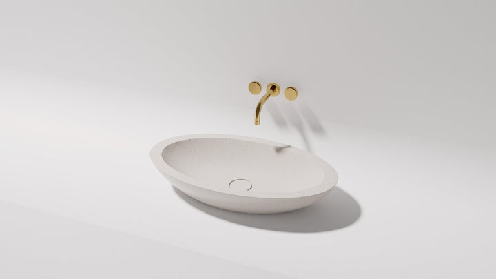 Vivian above counter basin — side view