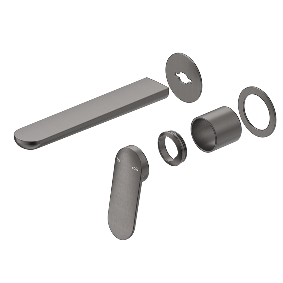 Bella Vista Lantra Wall-Spout Combo - 2P - Trim Kit Only - Gunmetal
