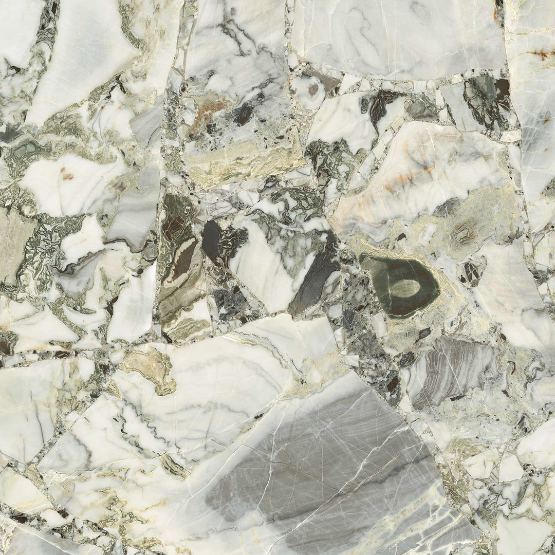 Wonderland White Beauty Porcelain Tile tile face, 1200 x 1200 mm