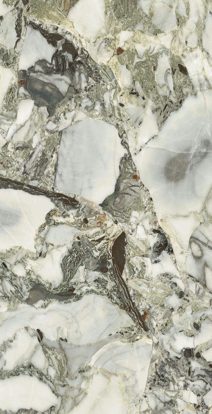 Wonderland White Beauty Porcelain Tile tile face, 1200 x 600 mm