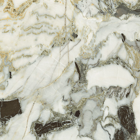 Wonderland White Beauty Porcelain Tile tile face, 600 x 600 mm