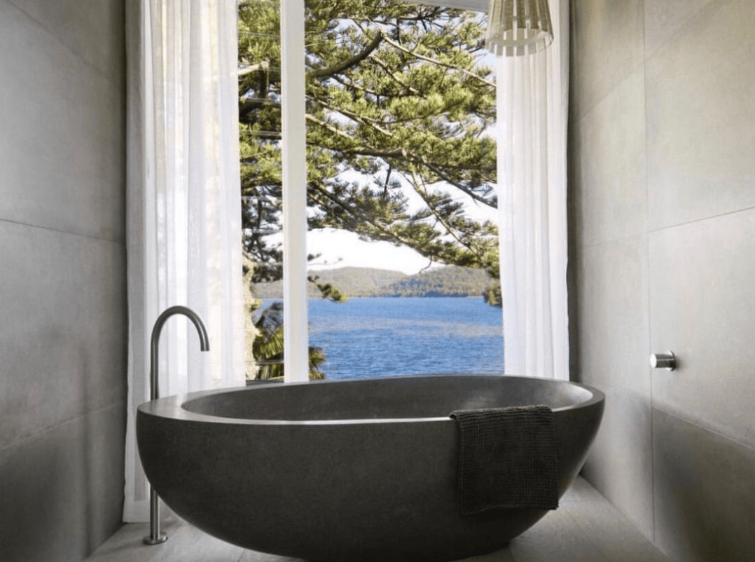 Whitney freestanding bath — tub lifestyle