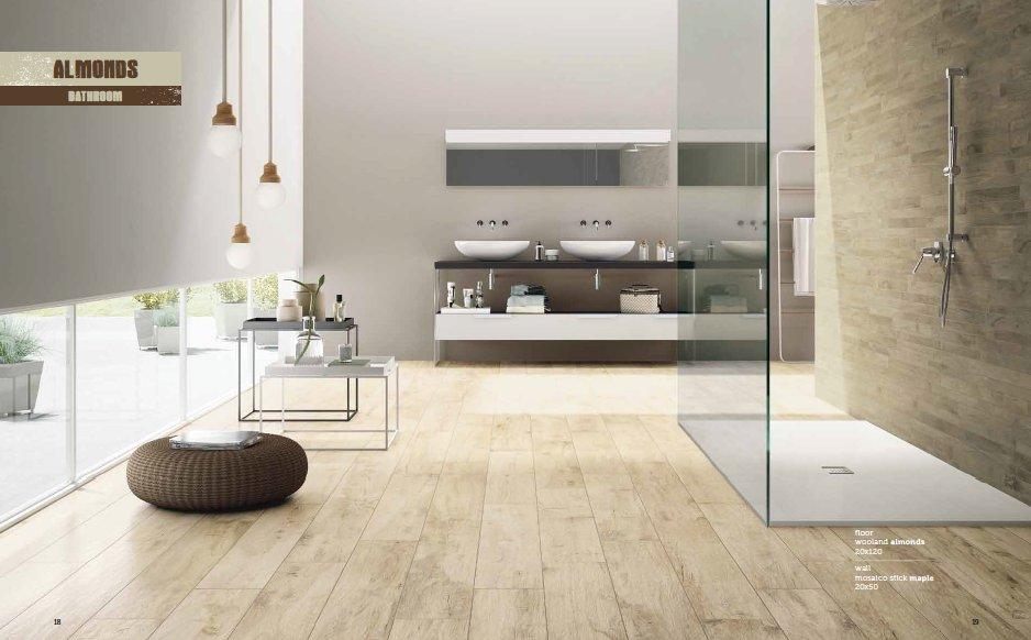 Woodland Almonds Timber Look Porcelain Tile detail