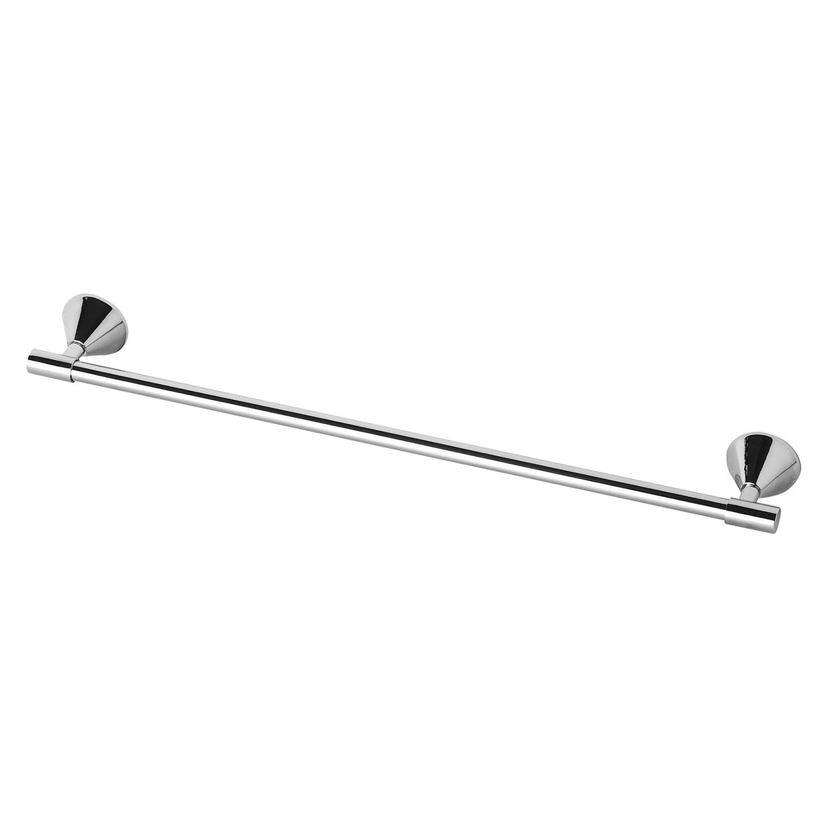 Ivy Single Towel Rail 760mm - Chrome