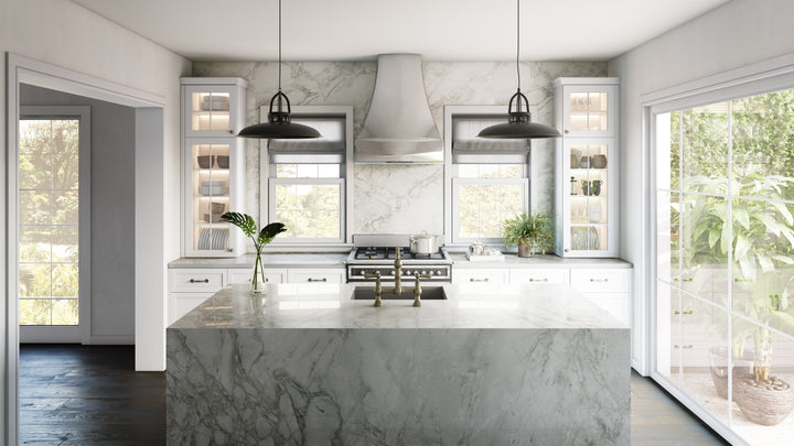 Dekton Bergen in a kitchen