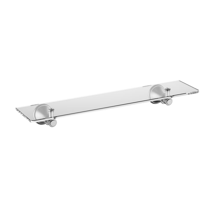 Clasico Shelf Glass - Brushed Nickel