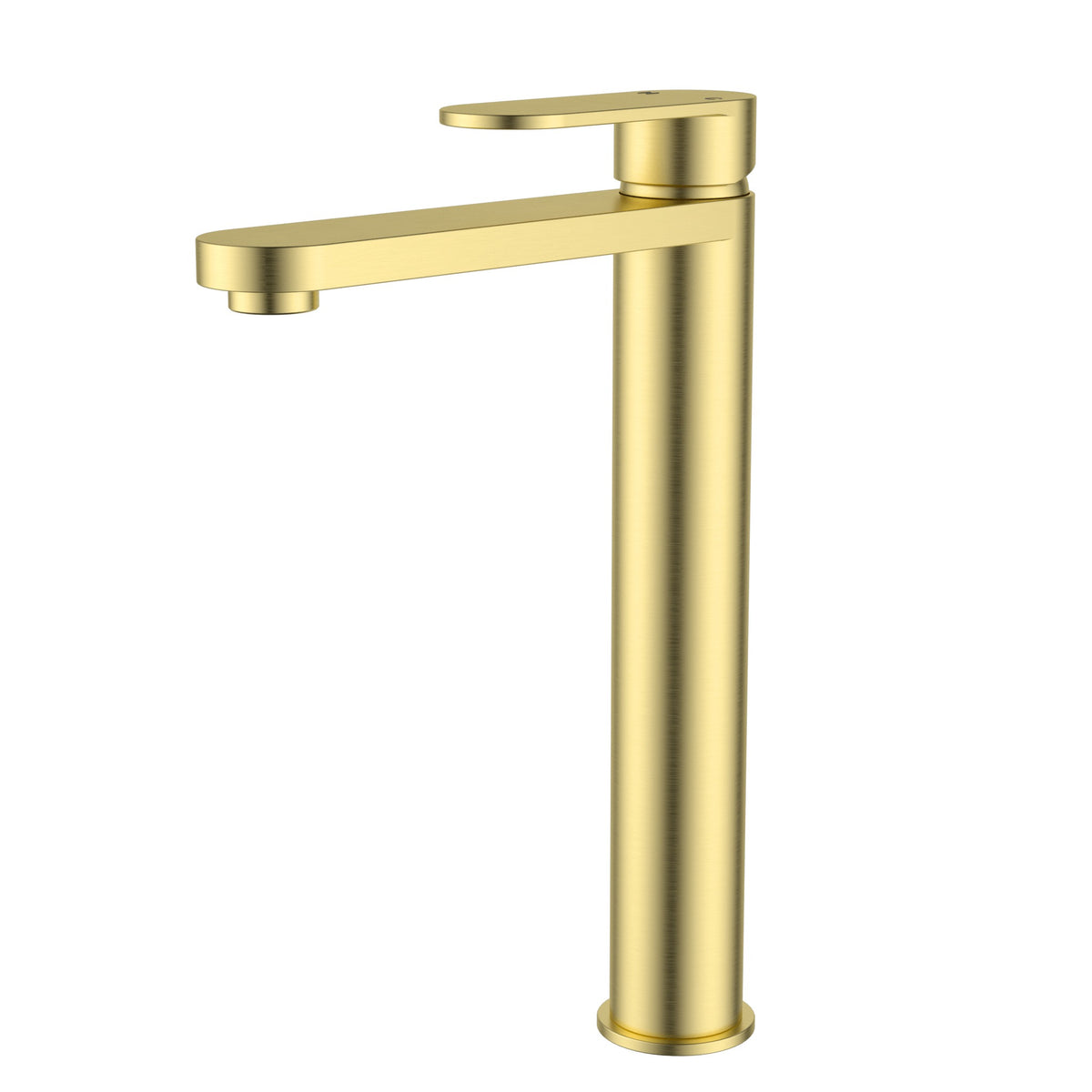 Sora SS High Rise Basin Mixer - Brushed Gold