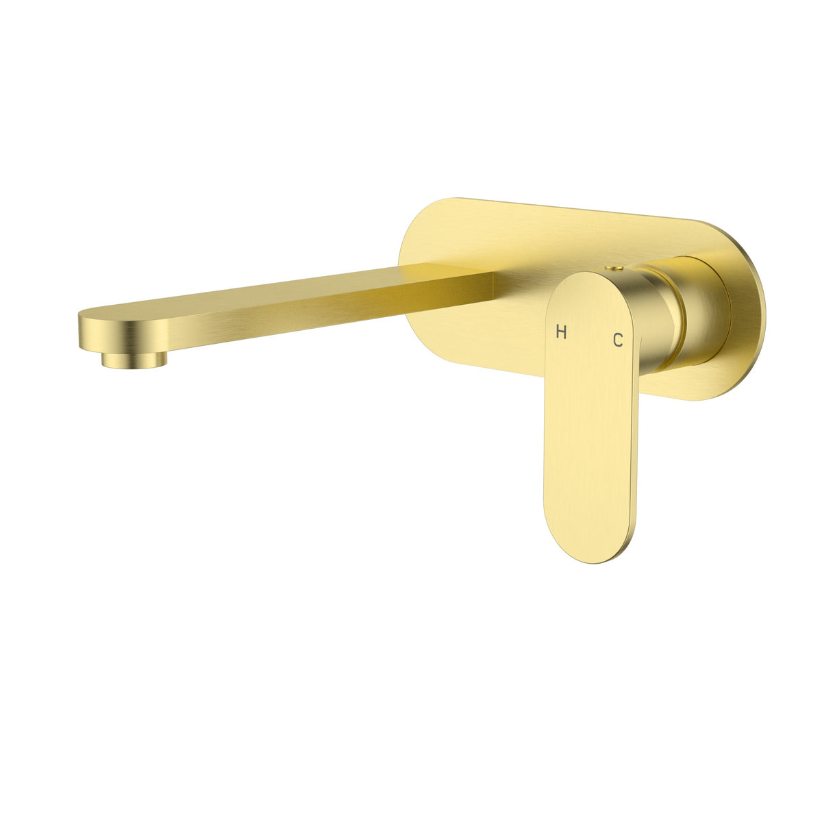 Sora SS Wall Basin Mixer Trim Kit - Brushed Gold