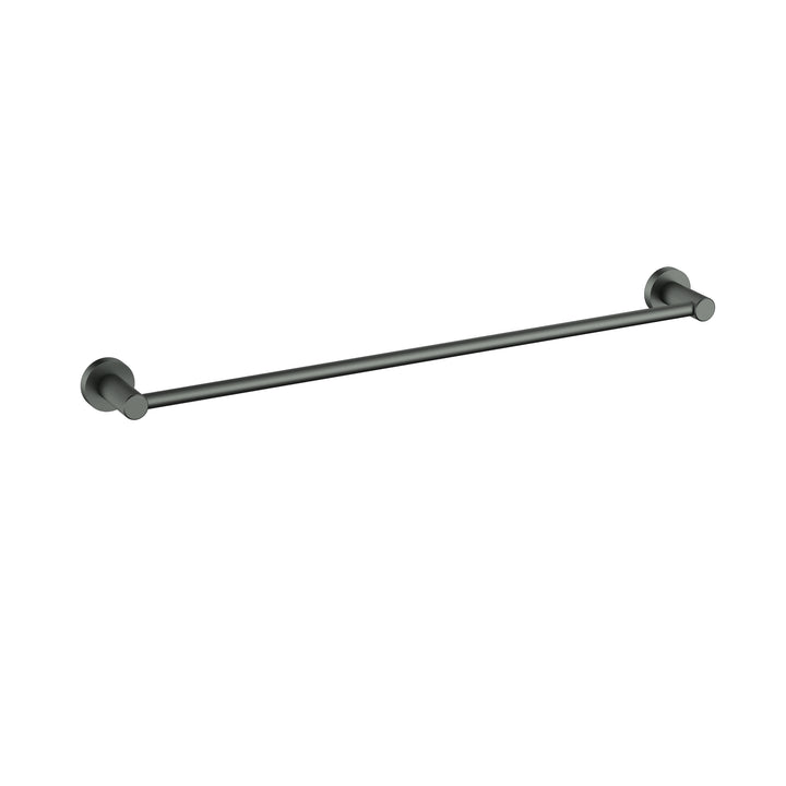 Linie Single Towel Rail 600mm - Gun Metal