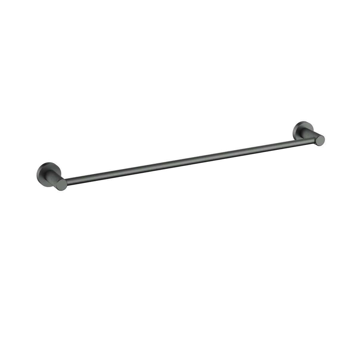 Linie Single Towel Rail 800mm - Gun Metal