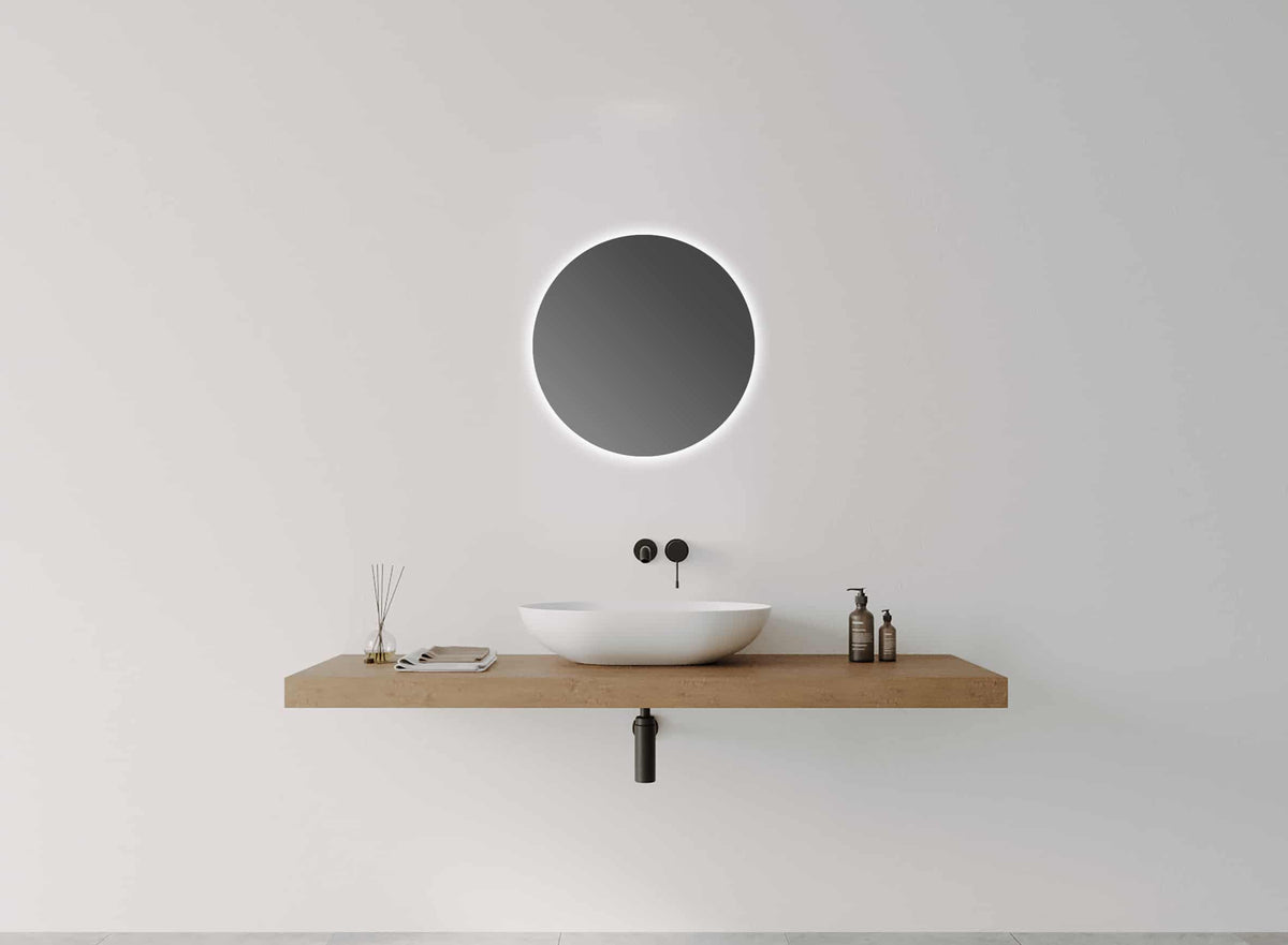 S Series Round LED Mirror Smoked Glass
