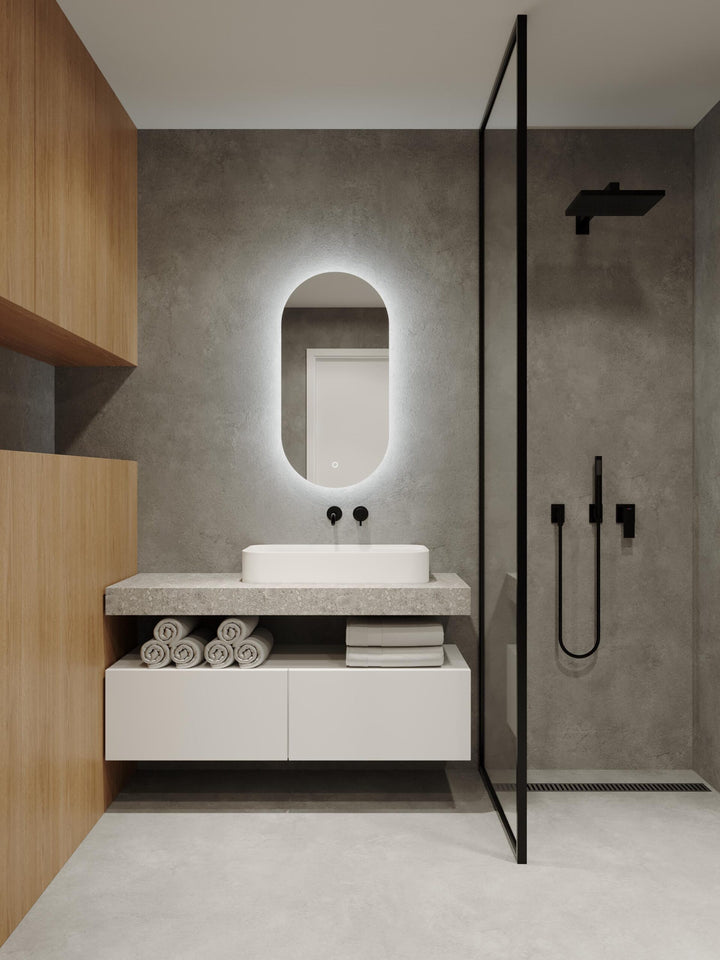 O Series Oval LED Mirror lifestyle view